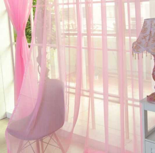 Curtains Solid Tulle Modern Curtains For Living Room Transparent Tulle Curtains Window Sheer For The Bedroom