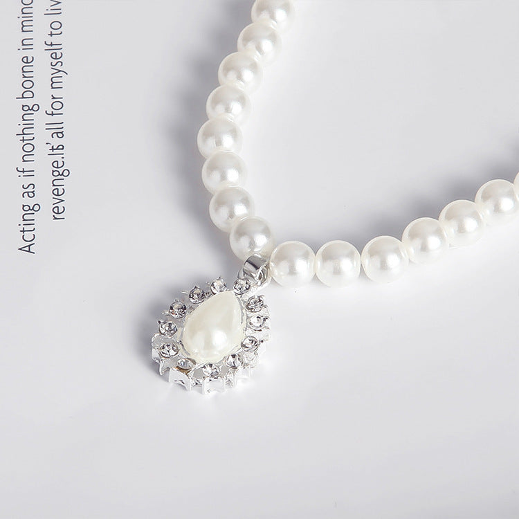 Pearl necklace set