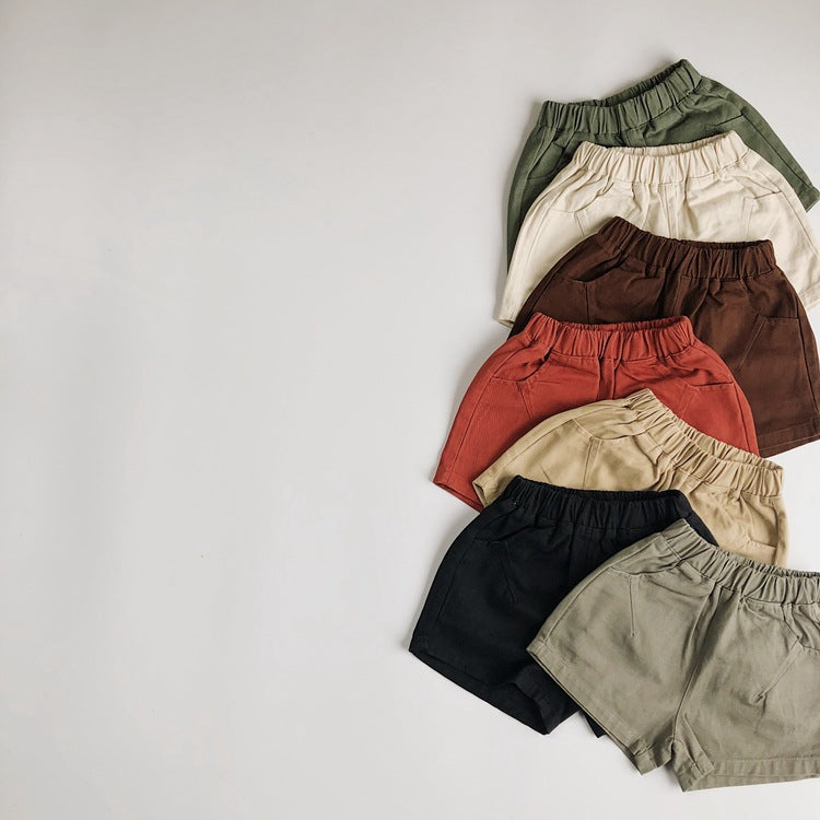 Seven-color shorts for baby