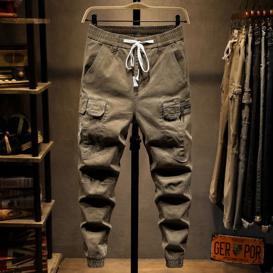 Lace-up Casual Cargo Pant For Men