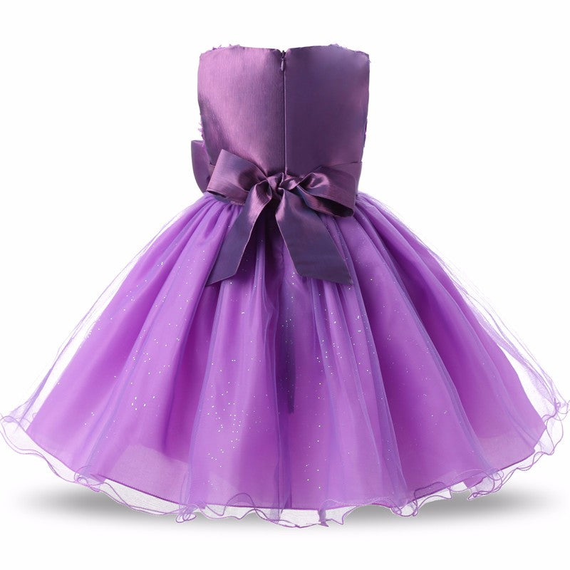 Princess Flower  Summer Party Dresses for girls