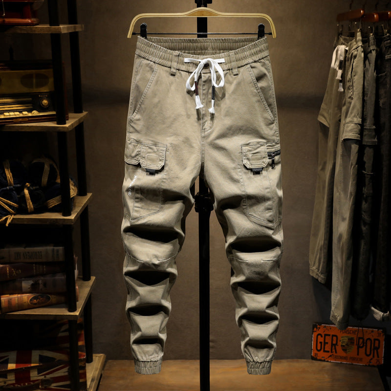 Lace-up Casual Cargo Pant For Men