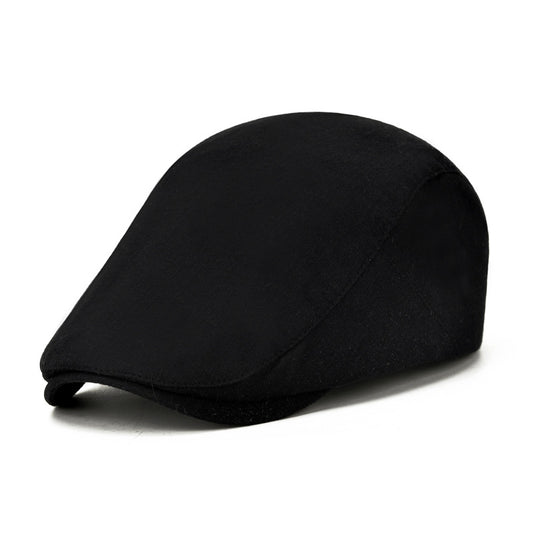 Cotton Solid Color Light Body Forward Cap, Outdoor Sunshade Beret