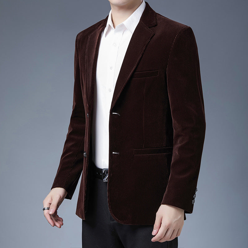 Corduroy Business Blazer For Men