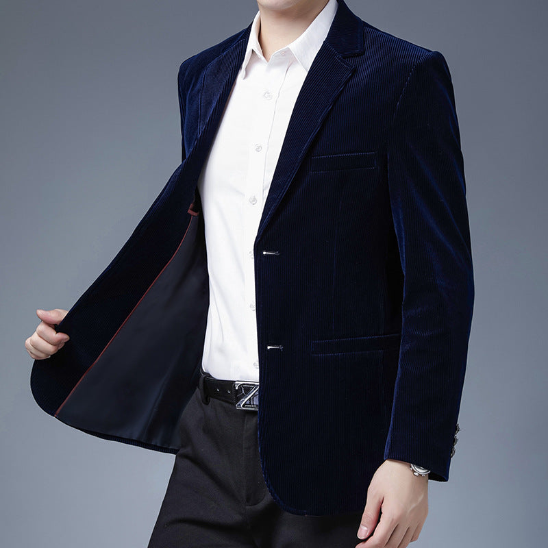 Corduroy Business Blazer For Men