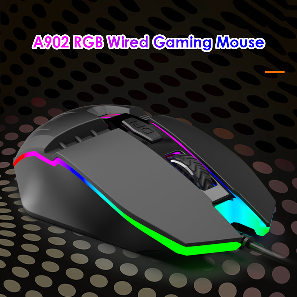 A902 Cable USB Mouse Notebook Desktop Luminous Mouse