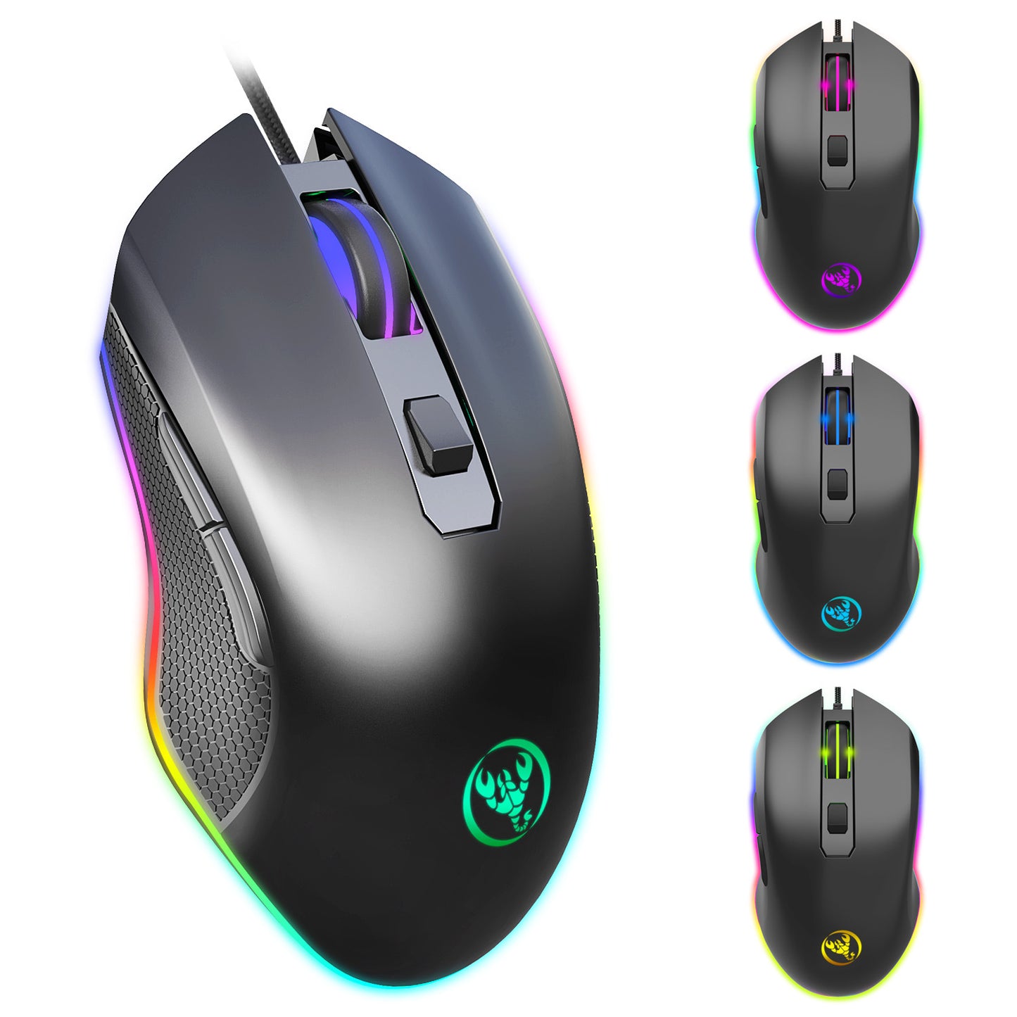 E-Sports Gaming Mouse With Luminous Wired Mouse