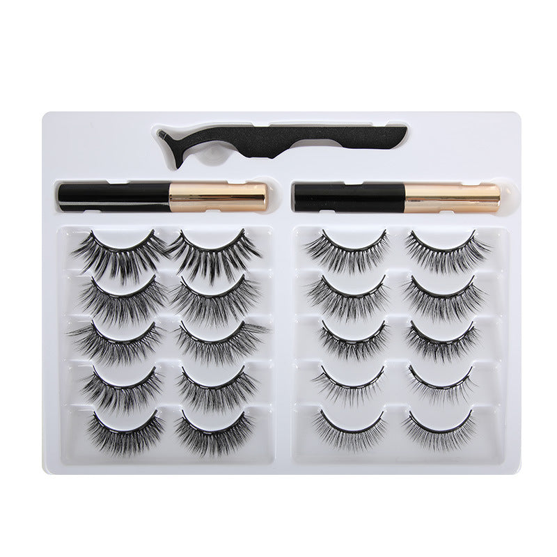 3d Magnet Eyelashes Thick Natural Eyelashes