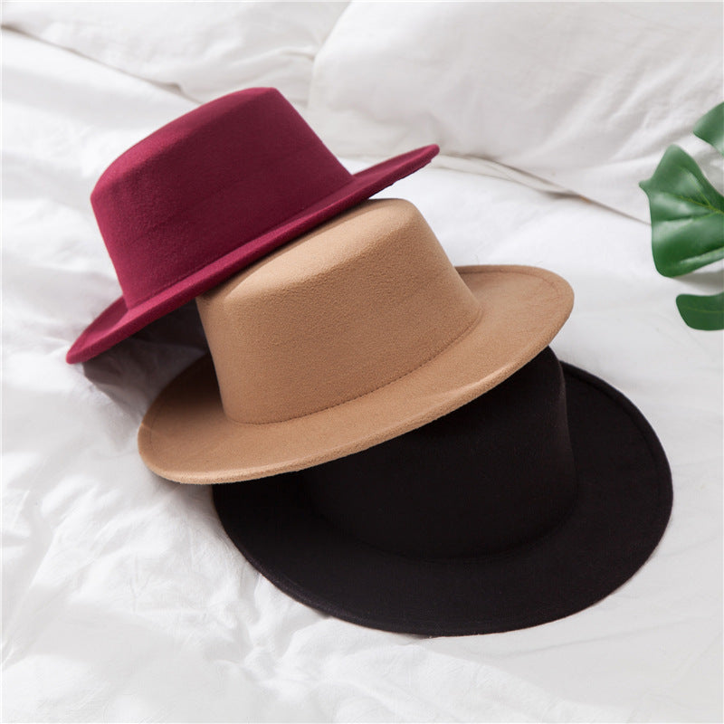 Vintage Gentleman British Style Woolen Hats For women