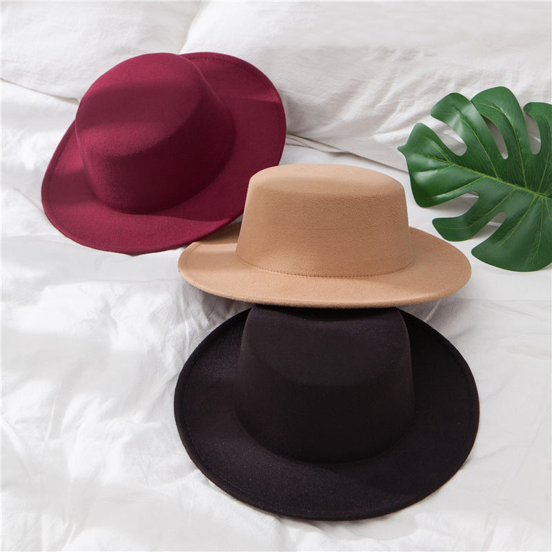 Vintage Gentleman British Style Woolen Hats For women