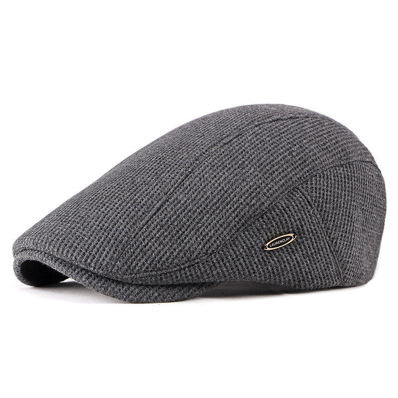 Simple Light Board British Retro Men's Cap