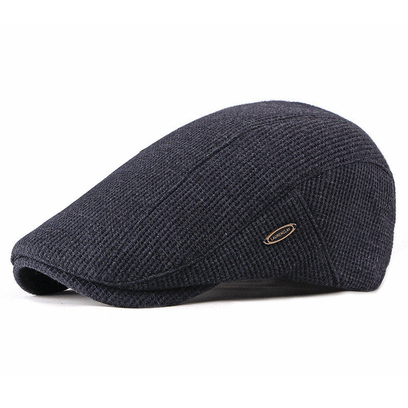 Simple Light Board British Retro Men's Cap