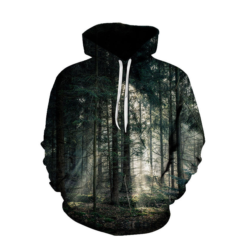 Beach Maple Leaf Hoodies For Men