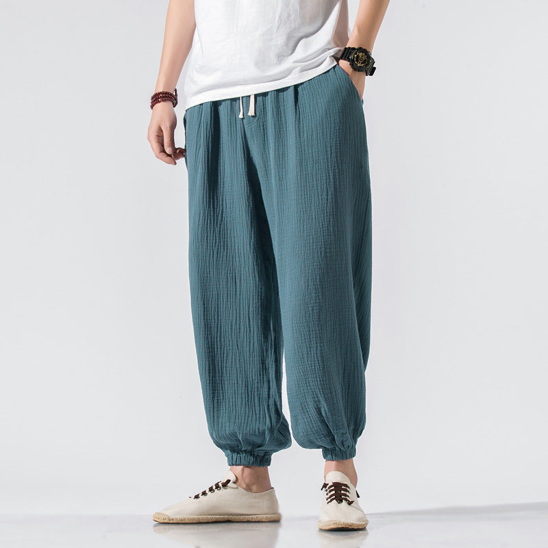 Thin Plus Size Harem Pants For Men