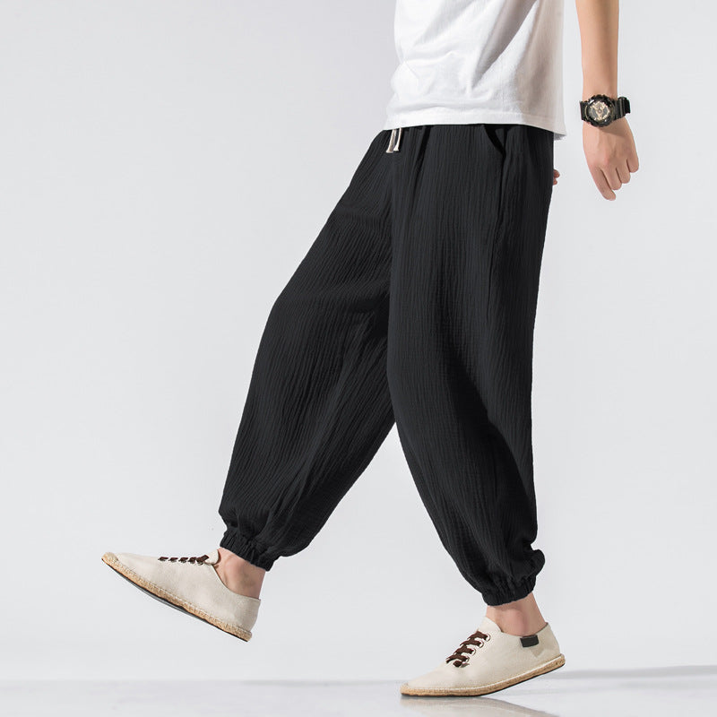 Thin Plus Size Harem Pants For Men