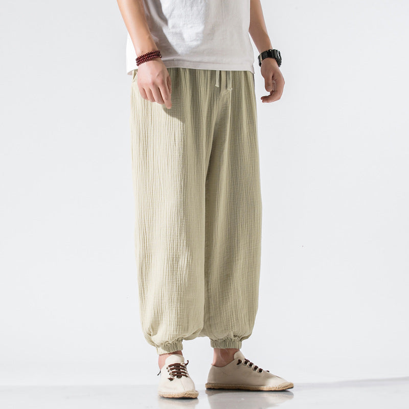 Thin Plus Size Harem Pants For Men