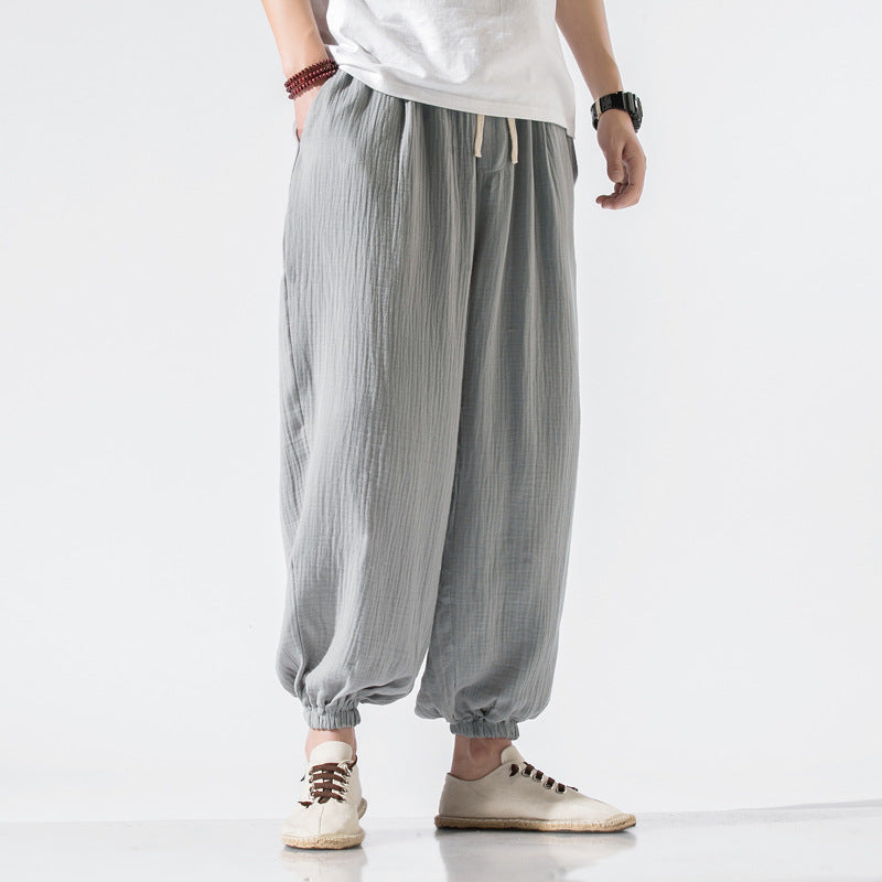 Thin Plus Size Harem Pants For Men