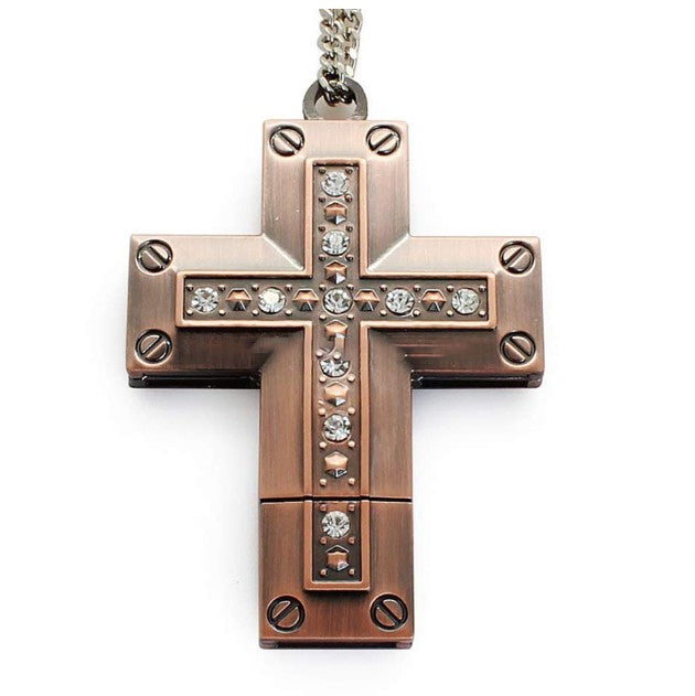 USB Flash Drive 32G Metal Cross USB Flash Drive