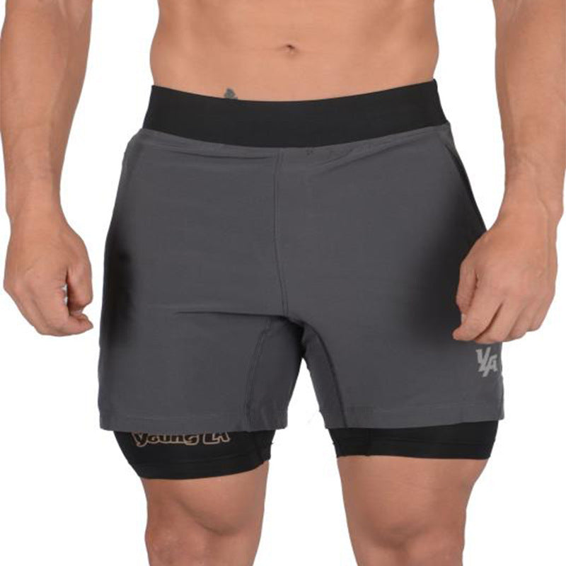 Quick-Drying Double Shorts For Men