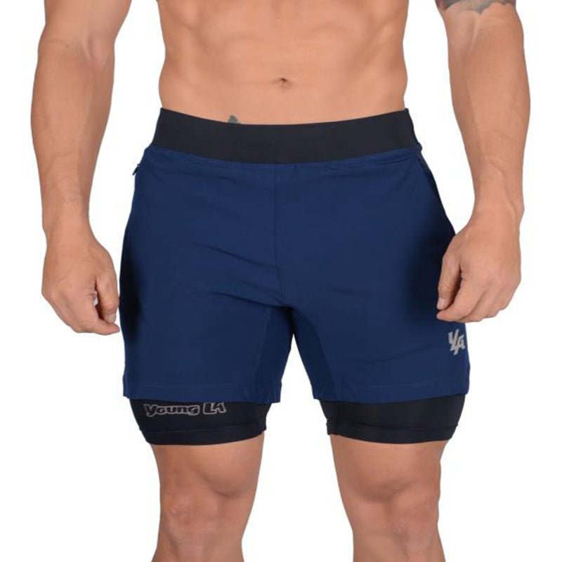 Quick-Drying Double Shorts For Men