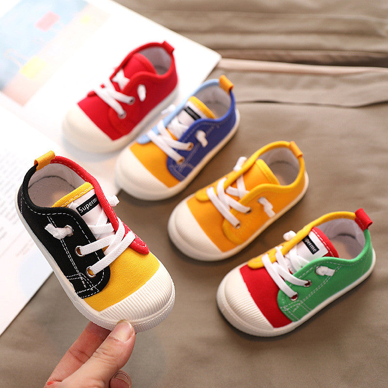 Kindergarten Indoor Canvas Shoes for boys