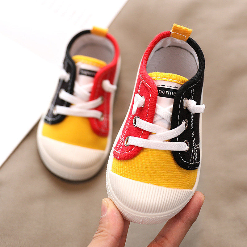 Kindergarten Indoor Canvas Shoes for boys