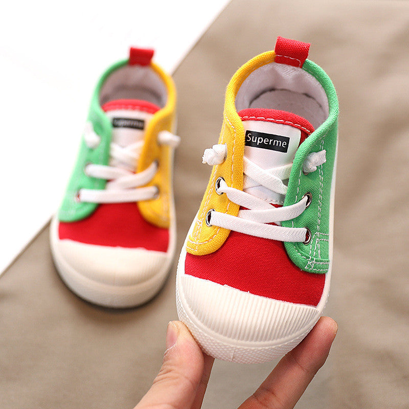 Kindergarten Indoor Canvas Shoes for boys