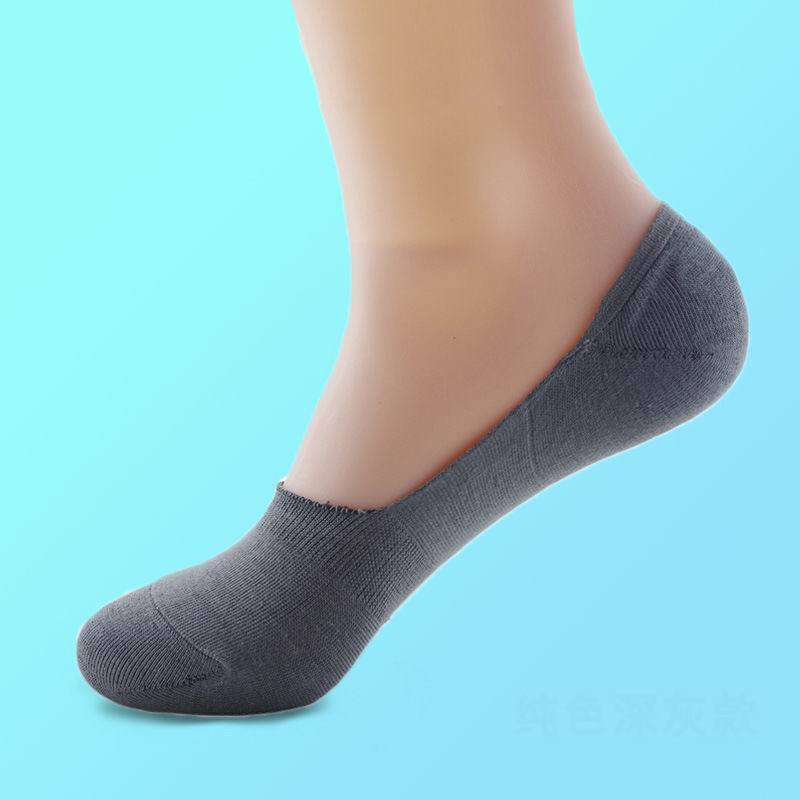 Summer Thin Boat Socks With Bamboo Fiber Invisible Socks For Men