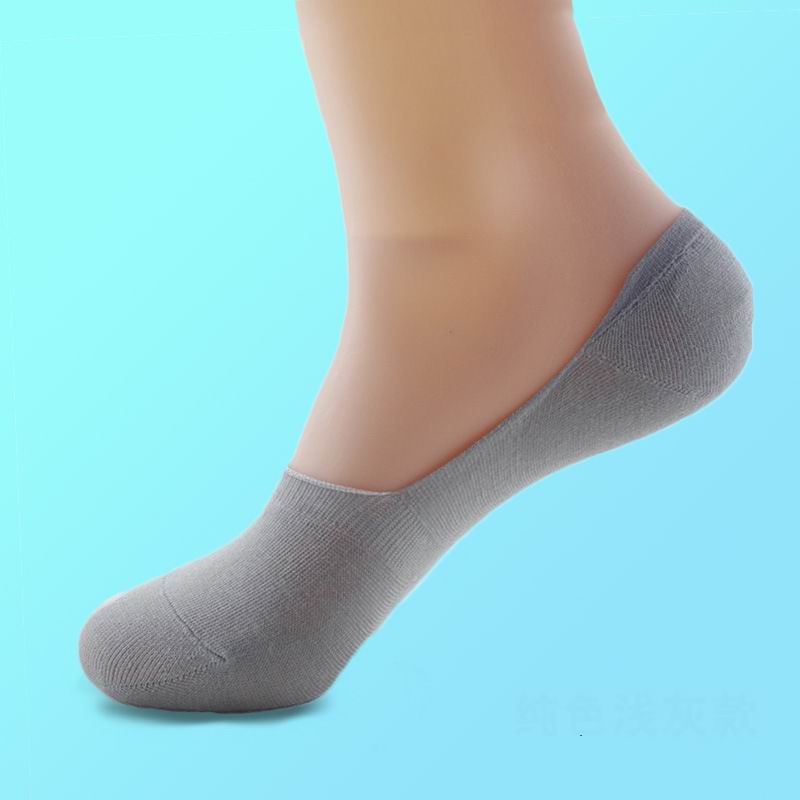 Summer Thin Boat Socks With Bamboo Fiber Invisible Socks For Men