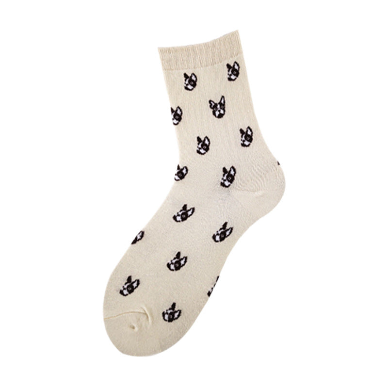 Socks For Men And Women, Dog Series Cartoon Personality Trendy Socks, Couple Mid-Tube Socks Wholesale