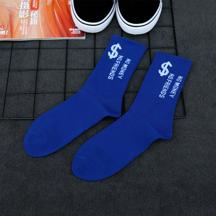 Cotton Wild Striped Men And Women Couple Sports Socks