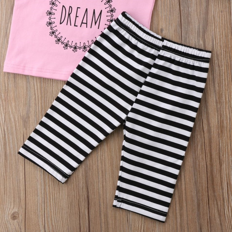 Striped Leggings Headband Outfit for baby girl