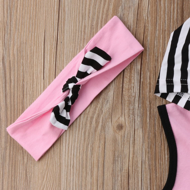 Striped Leggings Headband Outfit for baby girl