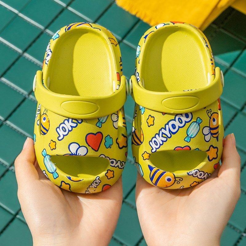 Love Cartoon Bee Slippers for girls