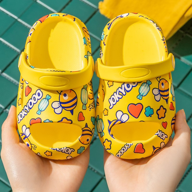 Love Cartoon Bee Slippers for girls