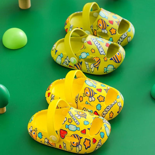 Love Cartoon Bee Slippers for girls