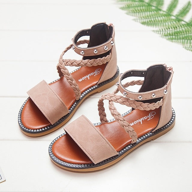 Leather Sandals for Baby Girls