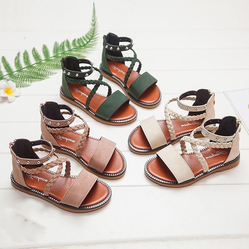 Leather Sandals for Baby Girls