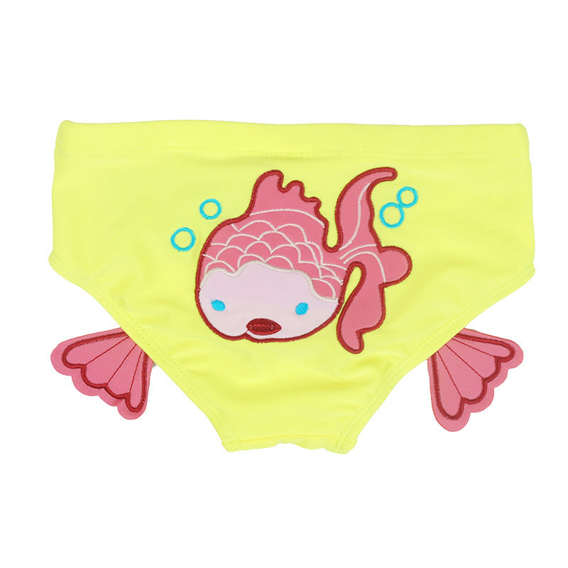 Swimming Trunks Cute Embroidered  bathing suit for girls