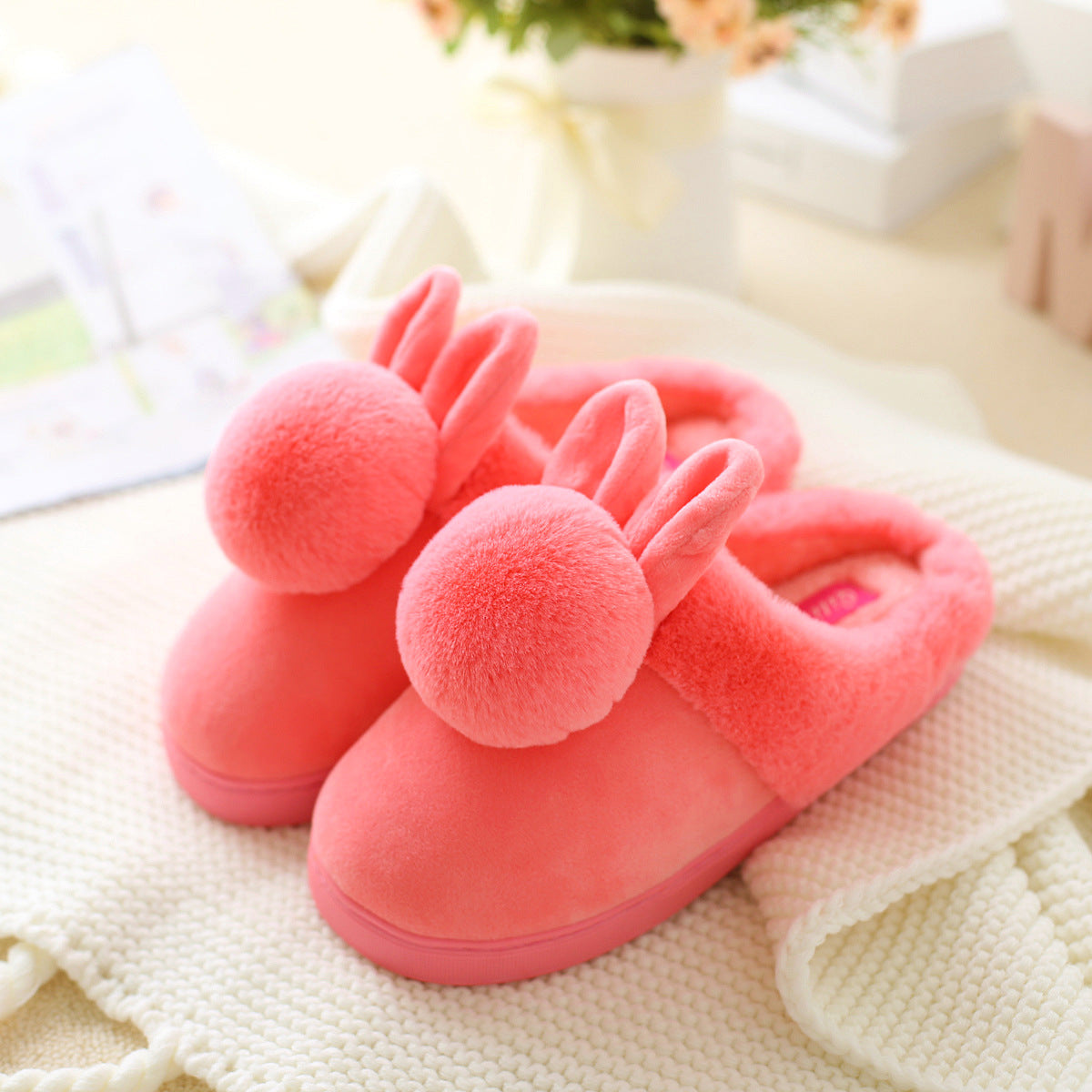 Warm  Cotton Slippers for girls