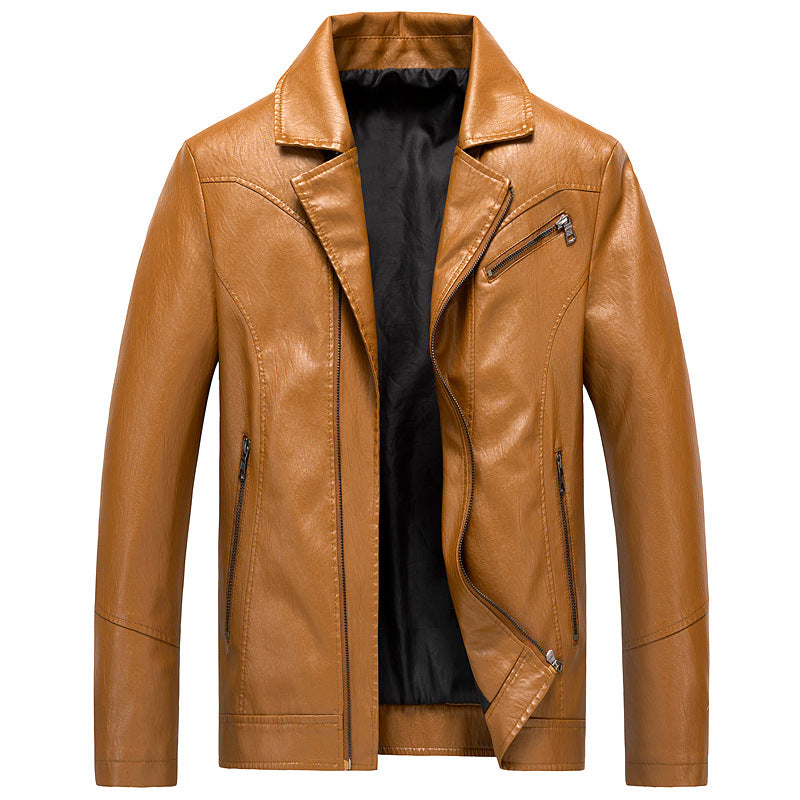 Leather Suits Thin Washable Jackets For Men