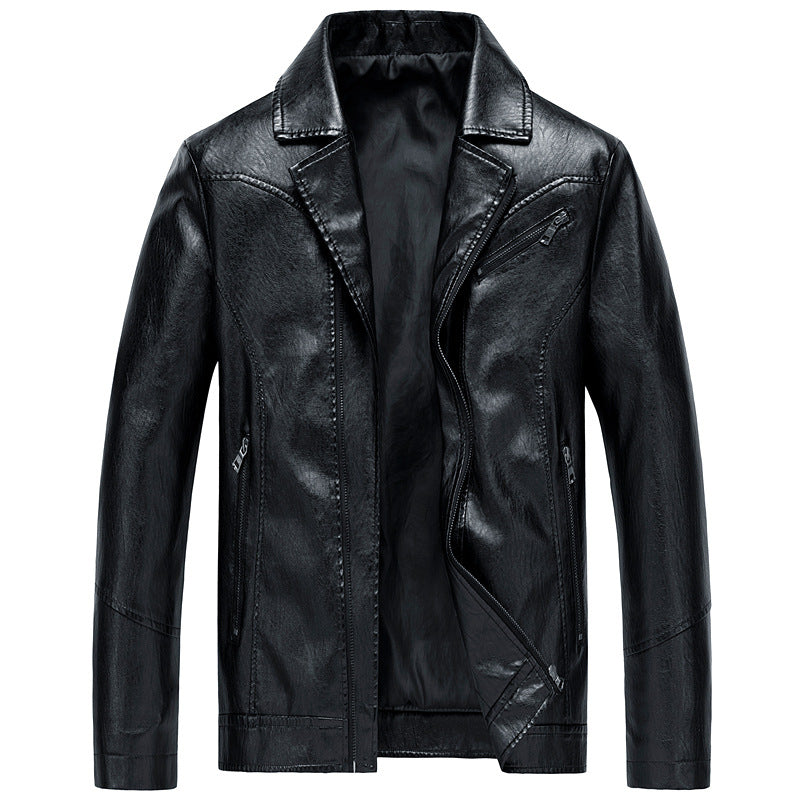 Leather Suits Thin Washable Jackets For Men