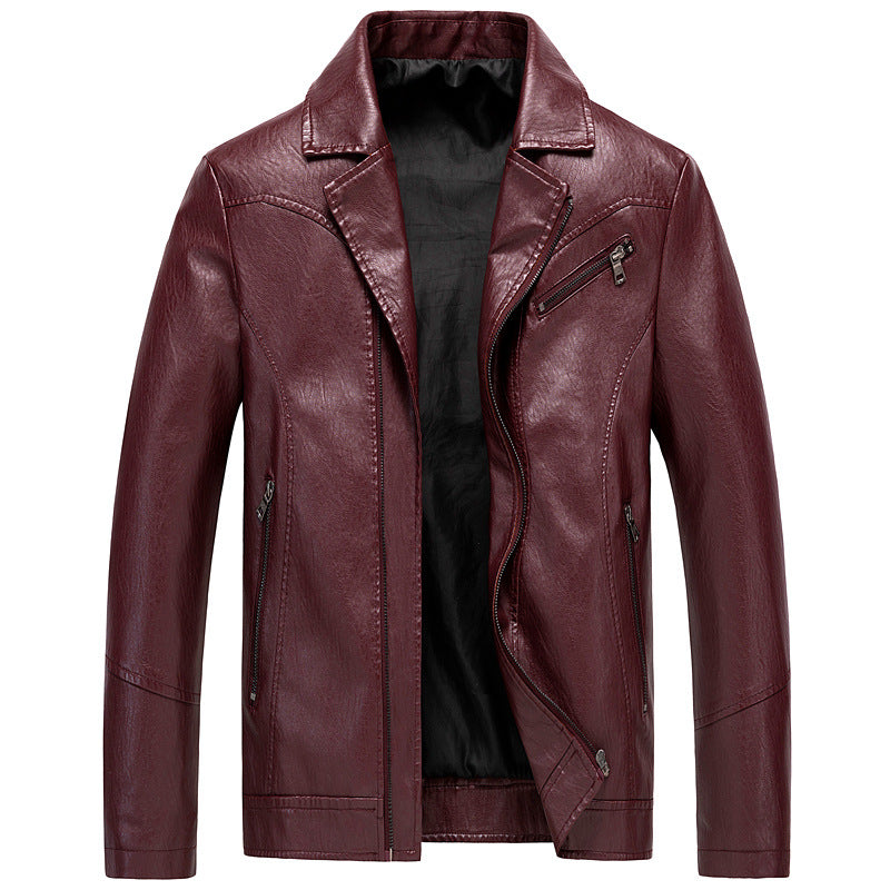 Leather Suits Thin Washable Jackets For Men