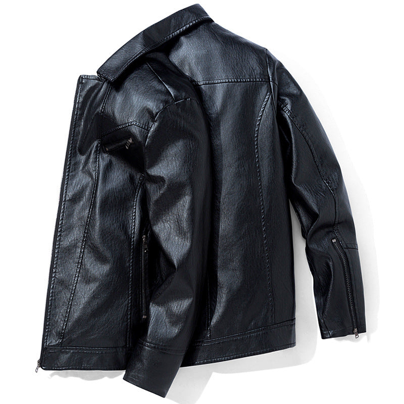 Leather Suits Thin Washable Jackets For Men