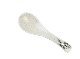 Small Household Spoon Hand-Painted Ceramic Spoon Rice Spoon Soup Spoon Ceramic Spoon Specialty Restaurant Spoon