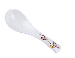 Small Household Spoon Hand-Painted Ceramic Spoon Rice Spoon Soup Spoon Ceramic Spoon Specialty Restaurant Spoon