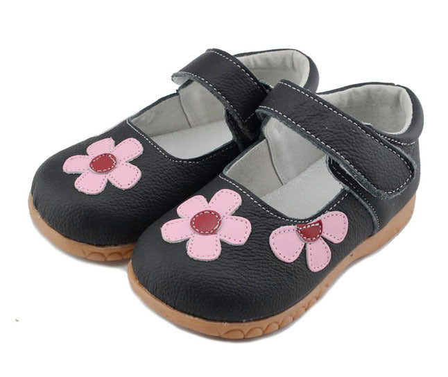 Korean Princess Cowhide leather Shoes for girls