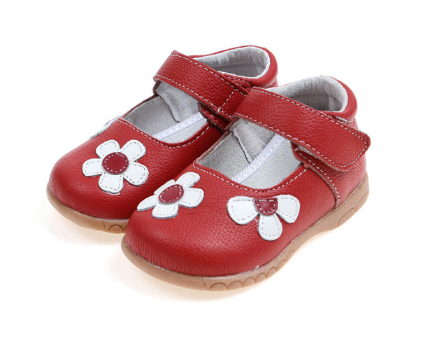 Korean Princess Cowhide leather Shoes for girls