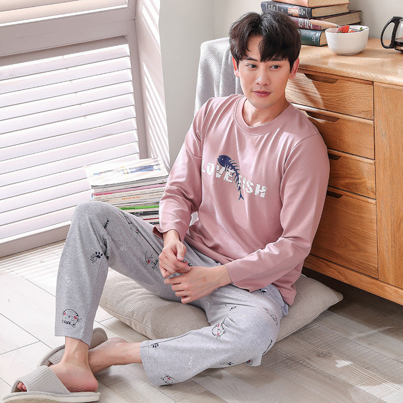 Comfortable Casual Loose Pajama Set For Men