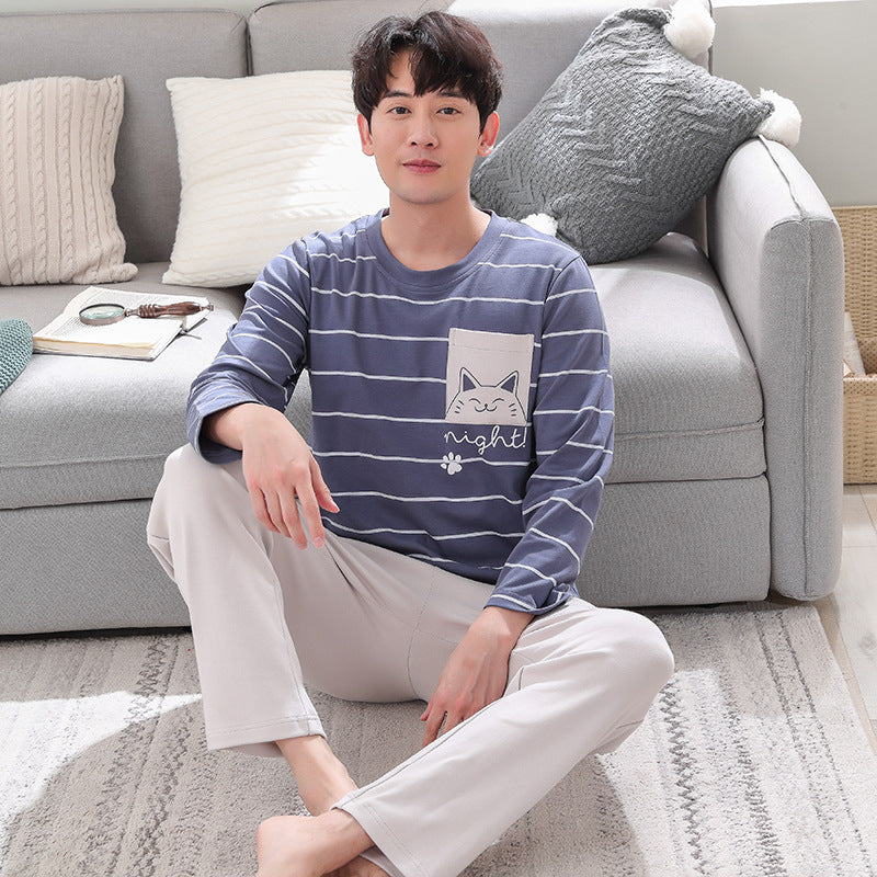 Comfortable Casual Loose Pajama Set For Men